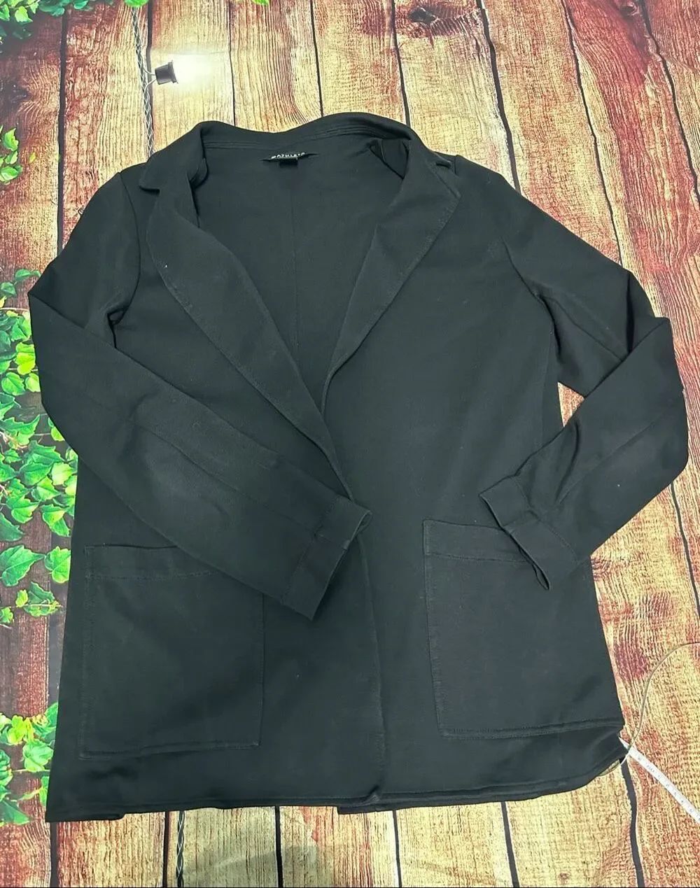 Athleta Avenue Blazer Black Jacket Size 8
